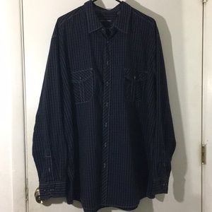 Michael Brandon long sleeve button down dress T